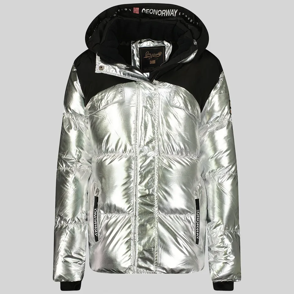 geographical-norway-bilkiss-parka-damen-silber-winter image 1