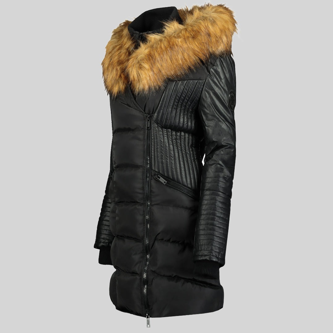 geographical-norway-ausmose-parka-damen-schwarz-mit-kapuze image 3