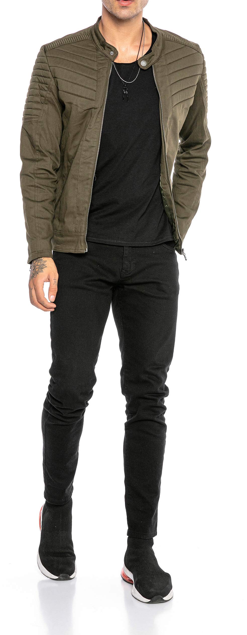 redbridge-herren-biker-bergangsjacke-baumwolle-mit-rei-verschluss image 3
