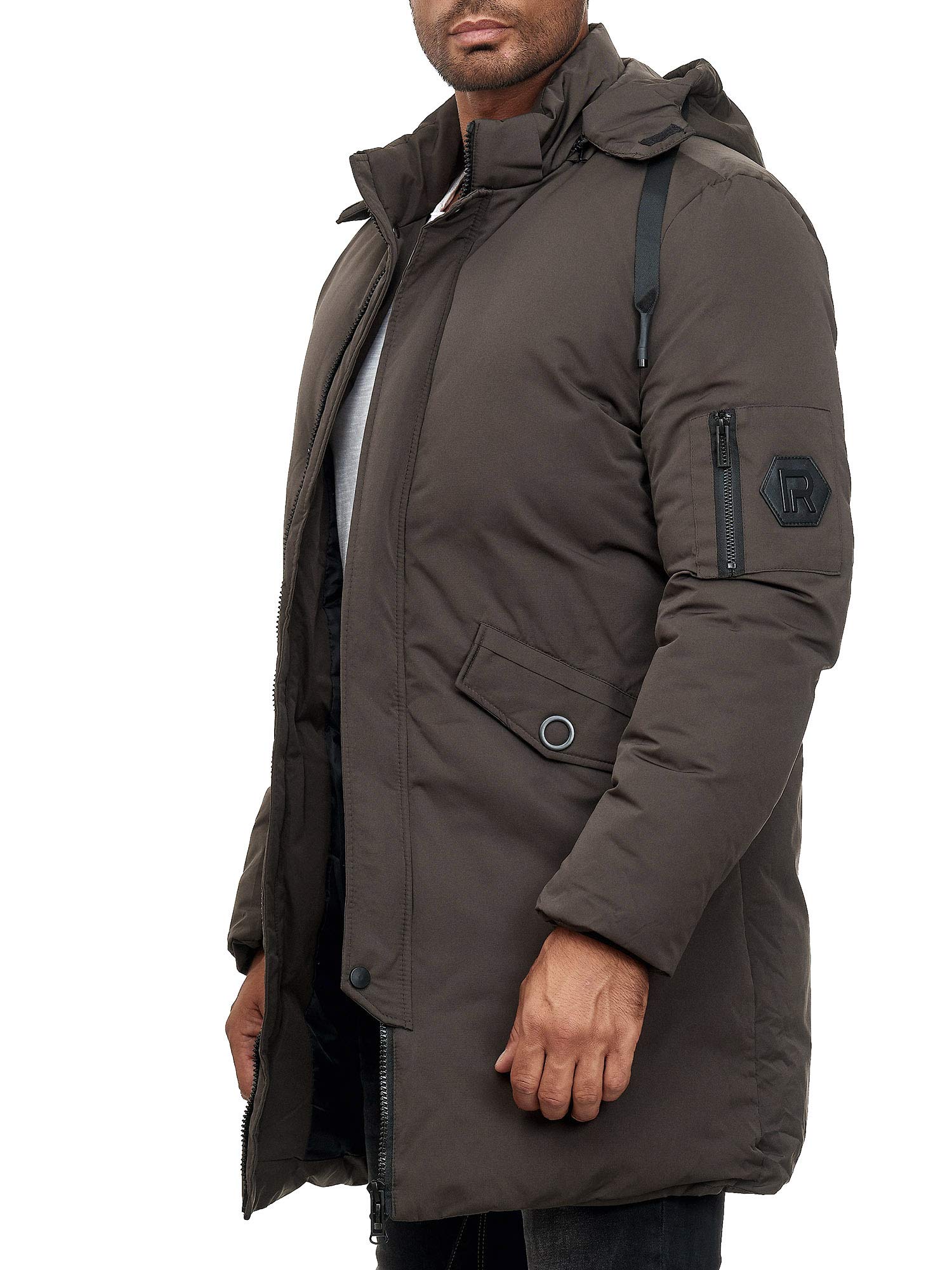 redbridge-parka-winterjacke-long-basic-herren-mit-kapuze image 5