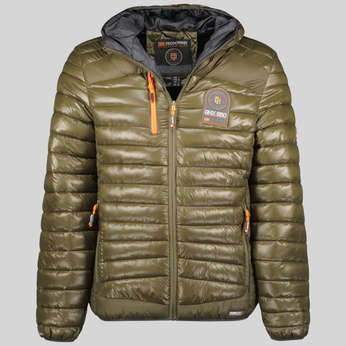geographical-norway-briout-herren-blouson-khaki-wattiert image 1