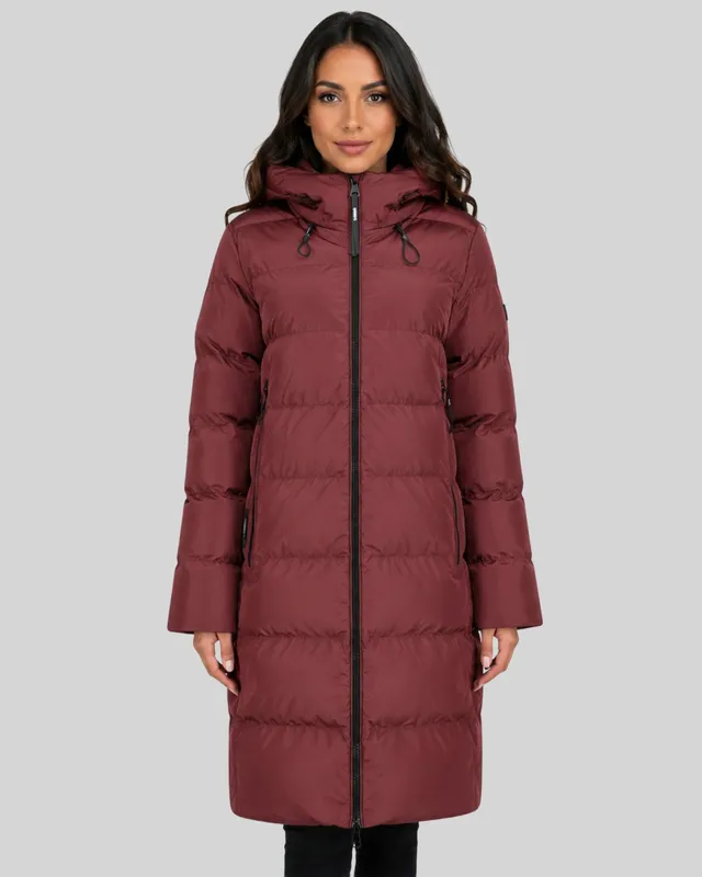 geographical-norway-april-blouson-damen-bordeaux-lang image 1