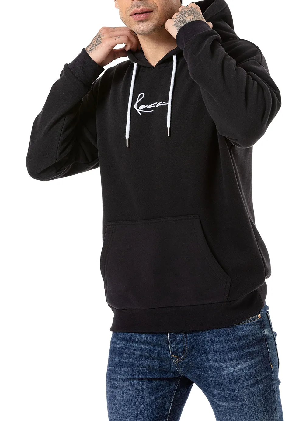 redbridge-signed-hoodie-kapuzenpullover-herren-schwarz image 1