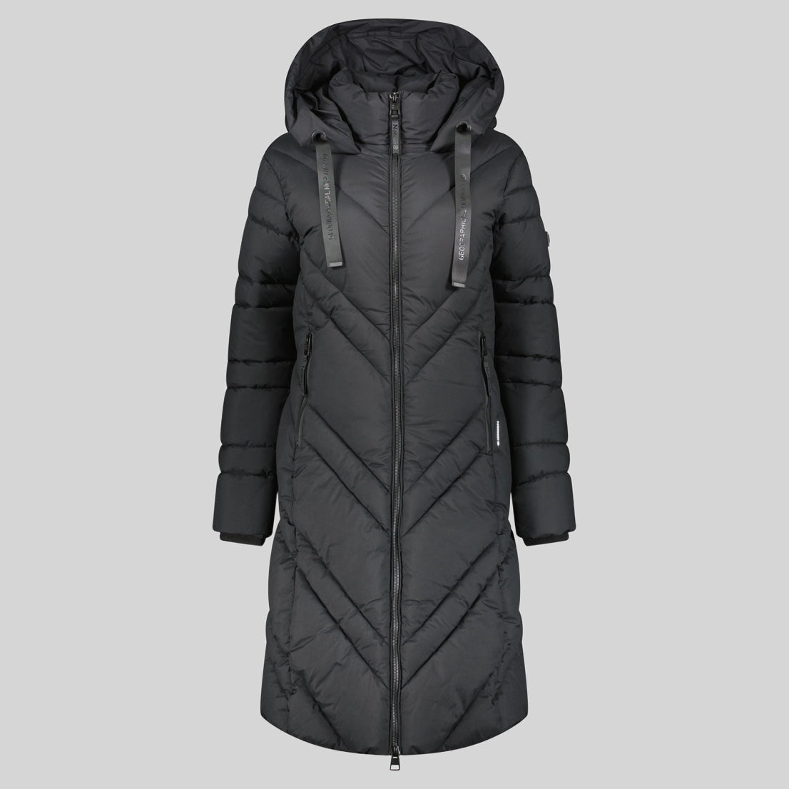 geographical-norway-croixrousse-damen-parka-schwarz-lang image 2