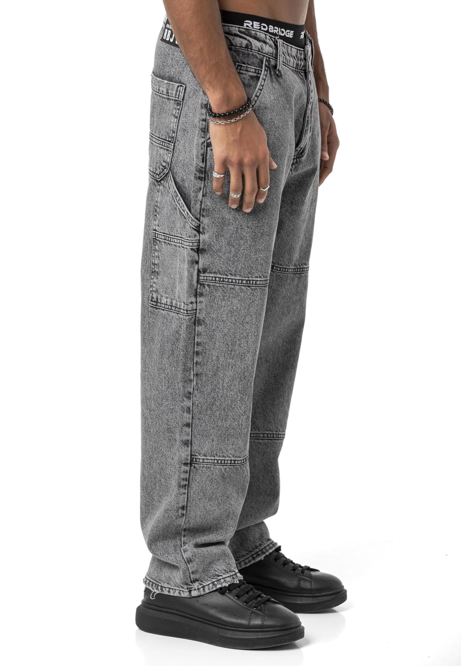 redbridge-jeans-cargo-baggy-weit-blau-40w-34l image 2