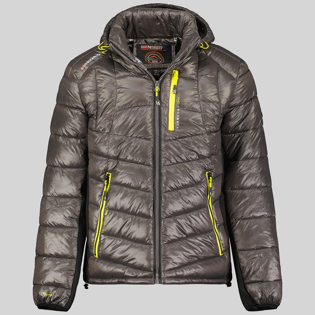 geographical-norway-cheyene-blouson-herren-dunkelgrau-steppjacke image 1