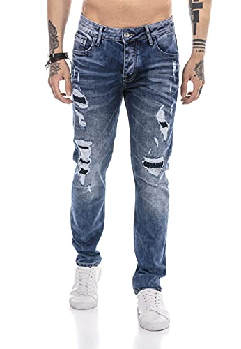 redbridge-used-look-destroyed-jeans-herren-31w-34l image 8
