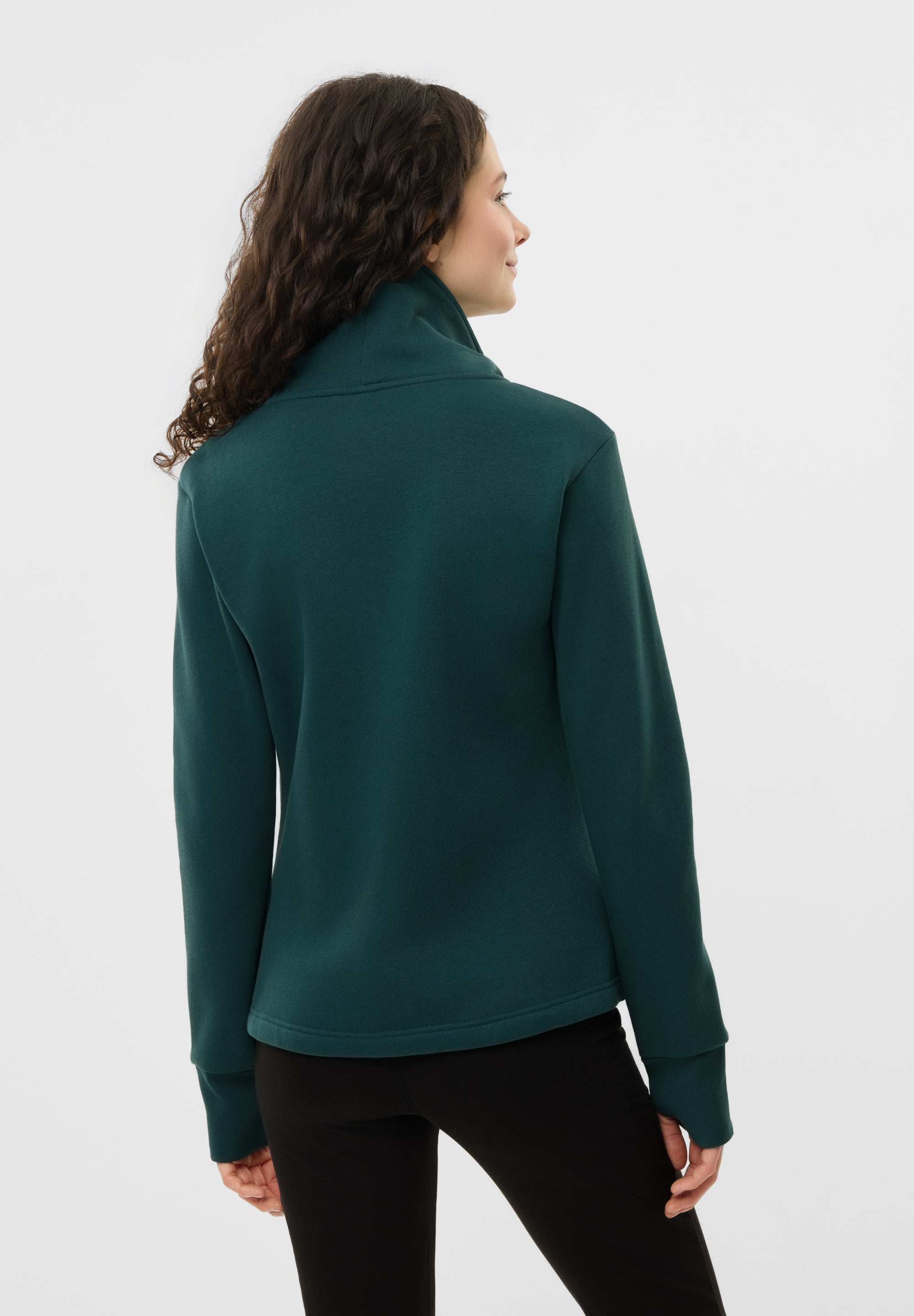 bench-haylo-sweatjacke-damen-black-slim-fit image 3