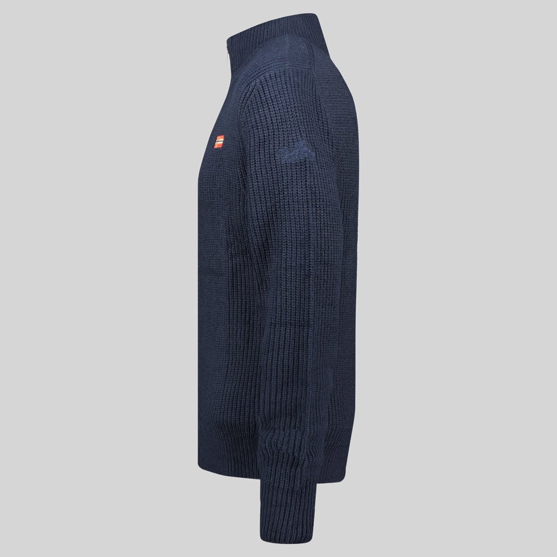 geographical-norway-flexible-damen-strickjacke-marine-mit-zip image 5