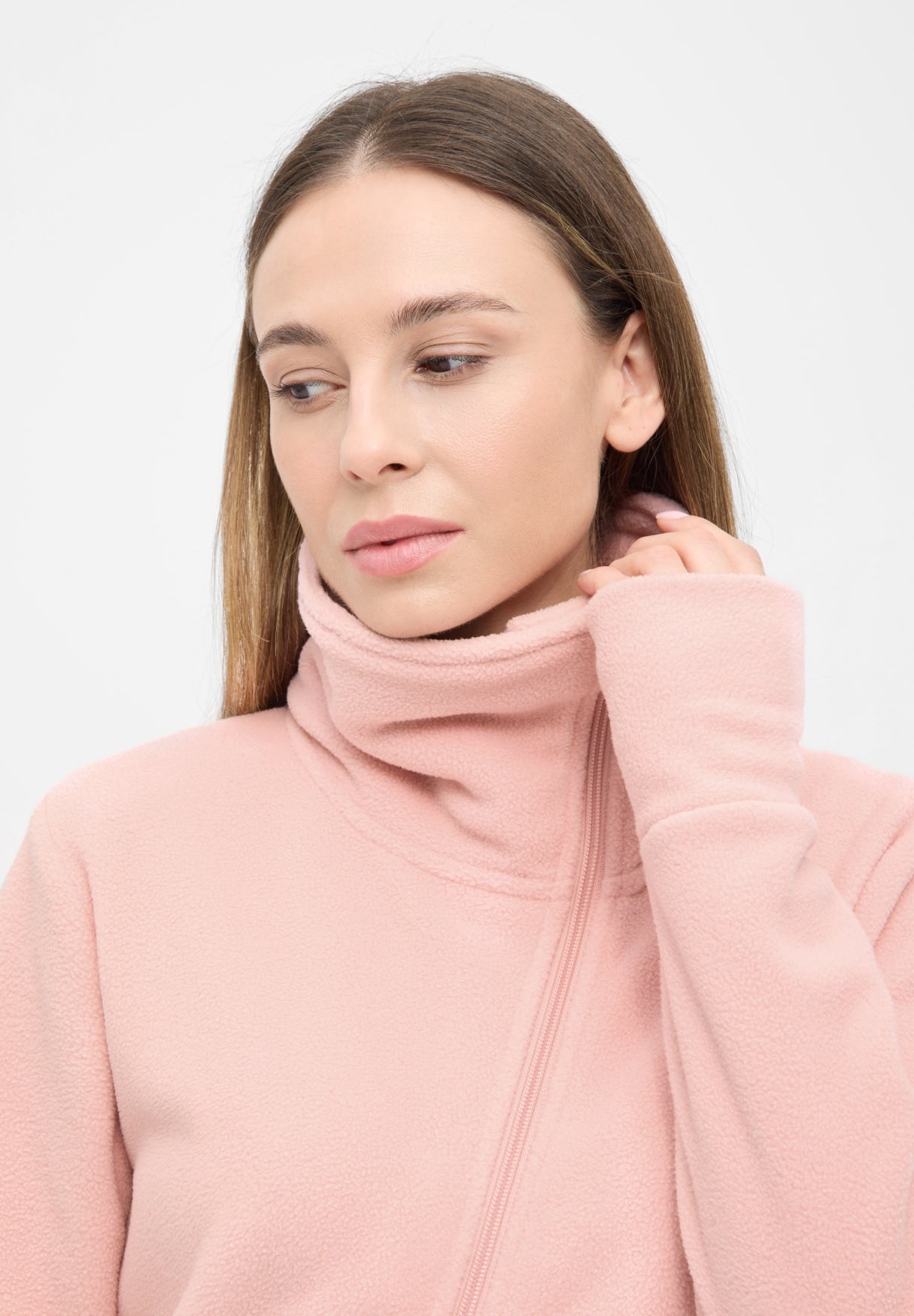 bench-symmy-fleecejacke-damen-cosmetic-pink-microfleece image 4