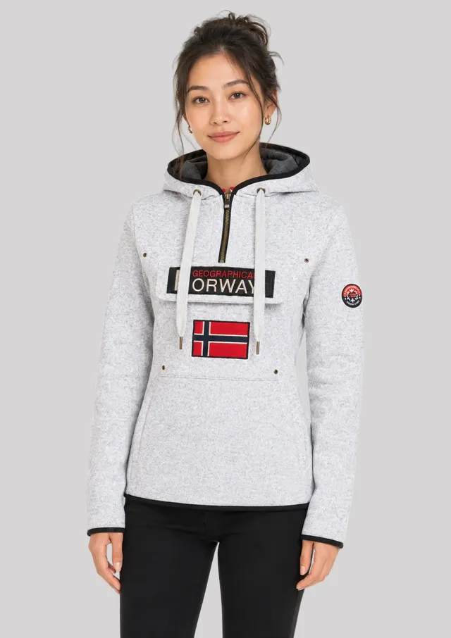 geographical-norway-upclassica-sweatshirt-damen-marine-stickerei image 1