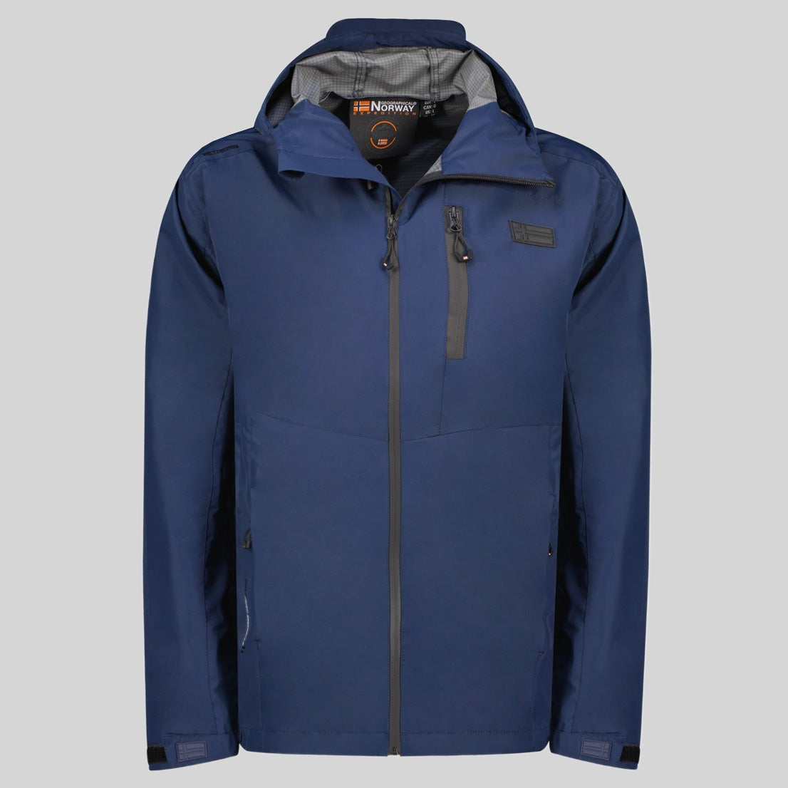 geographical-norway-barcilly-bergangsjacke-herren-marine-mit-kapuze image 3