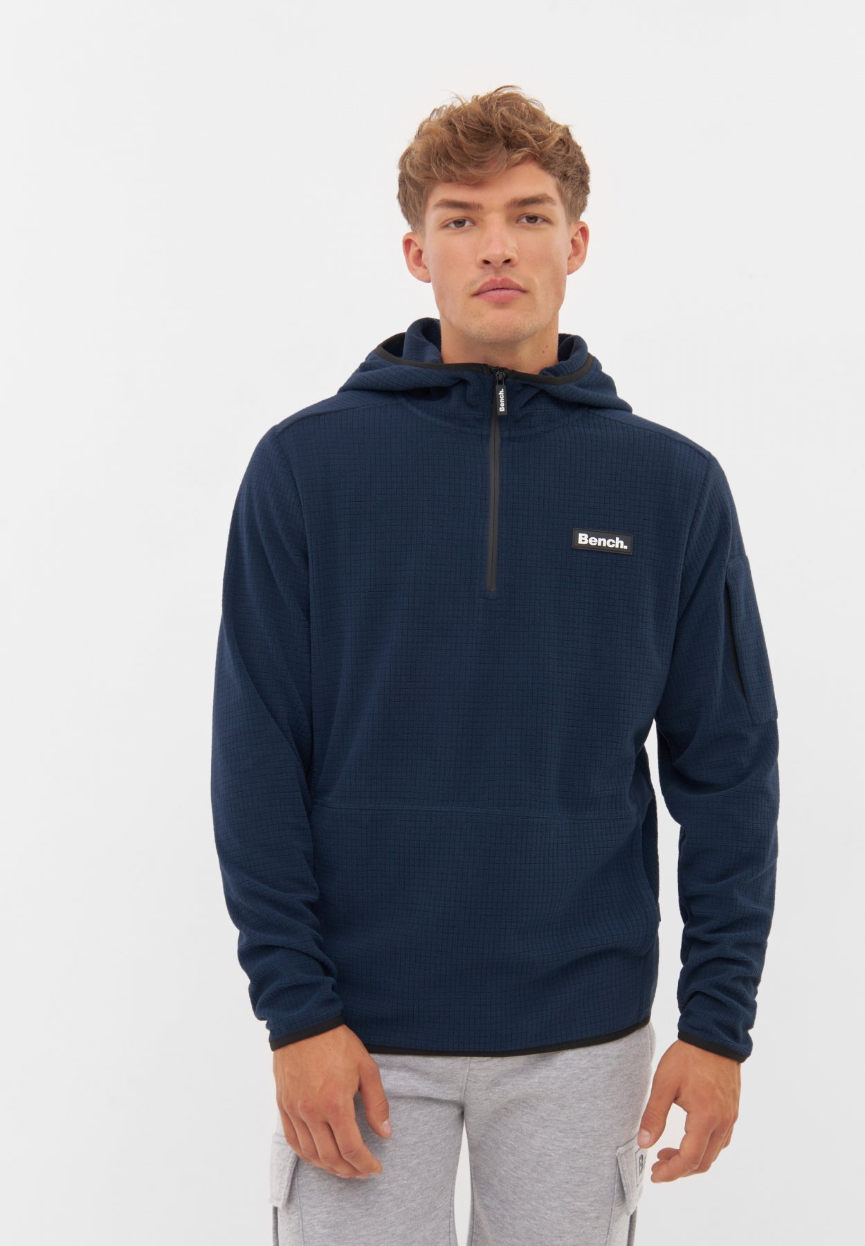 bench-hurlom-herren-fleecepullover-schwarz image 6