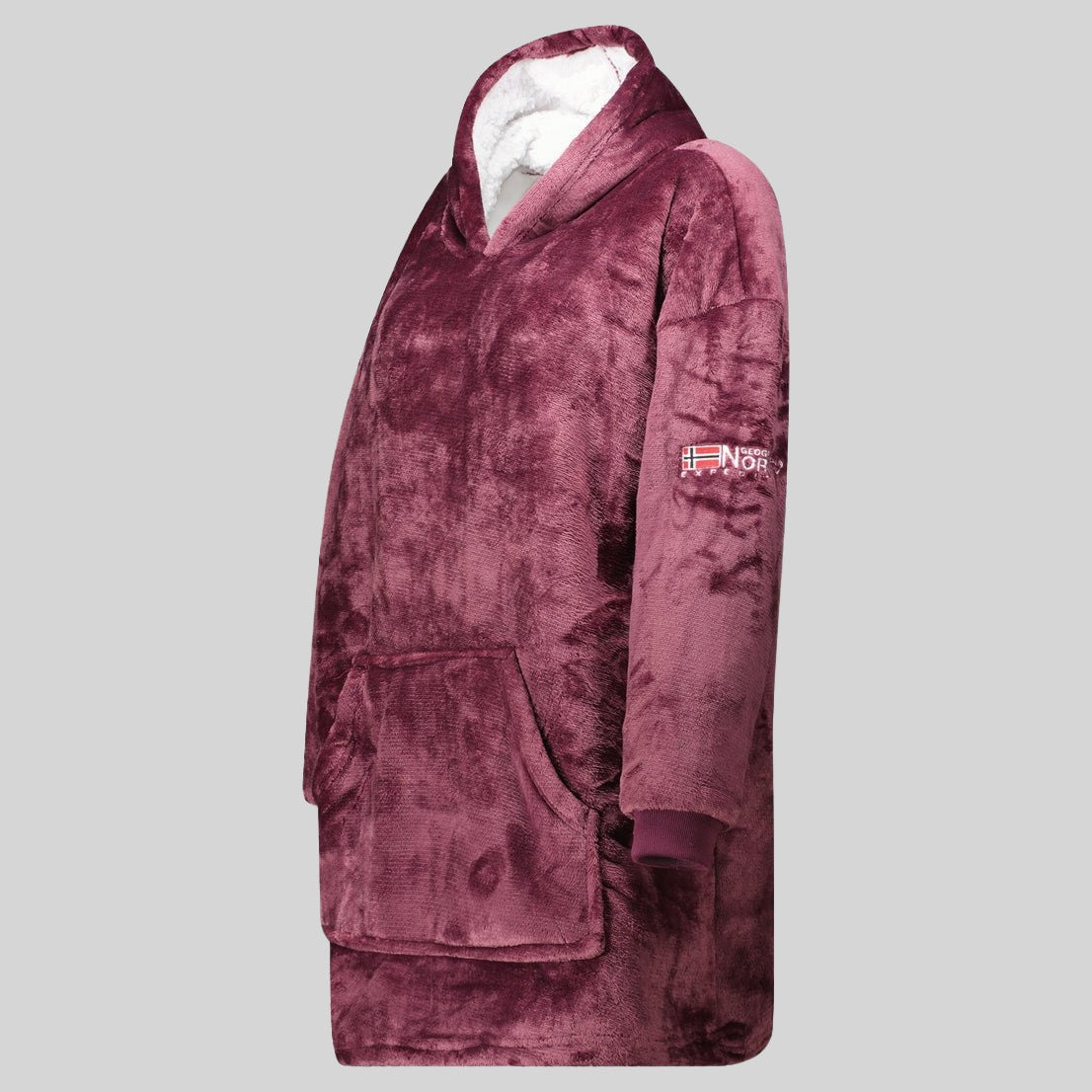 geographical-norway-uddy-damen-fleece-bordeaux-kuschelig image 4