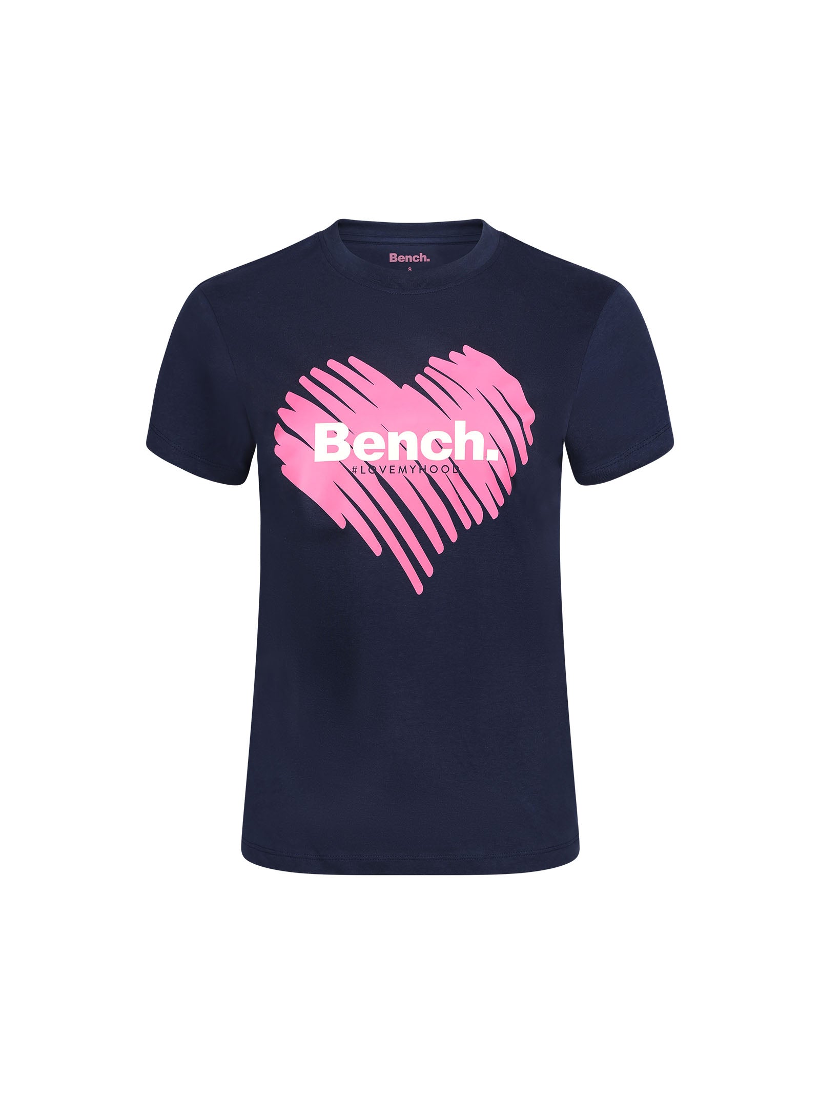 bench-miao-damen-t-shirt-violet-herz-figurbetont-baumwolle image 6