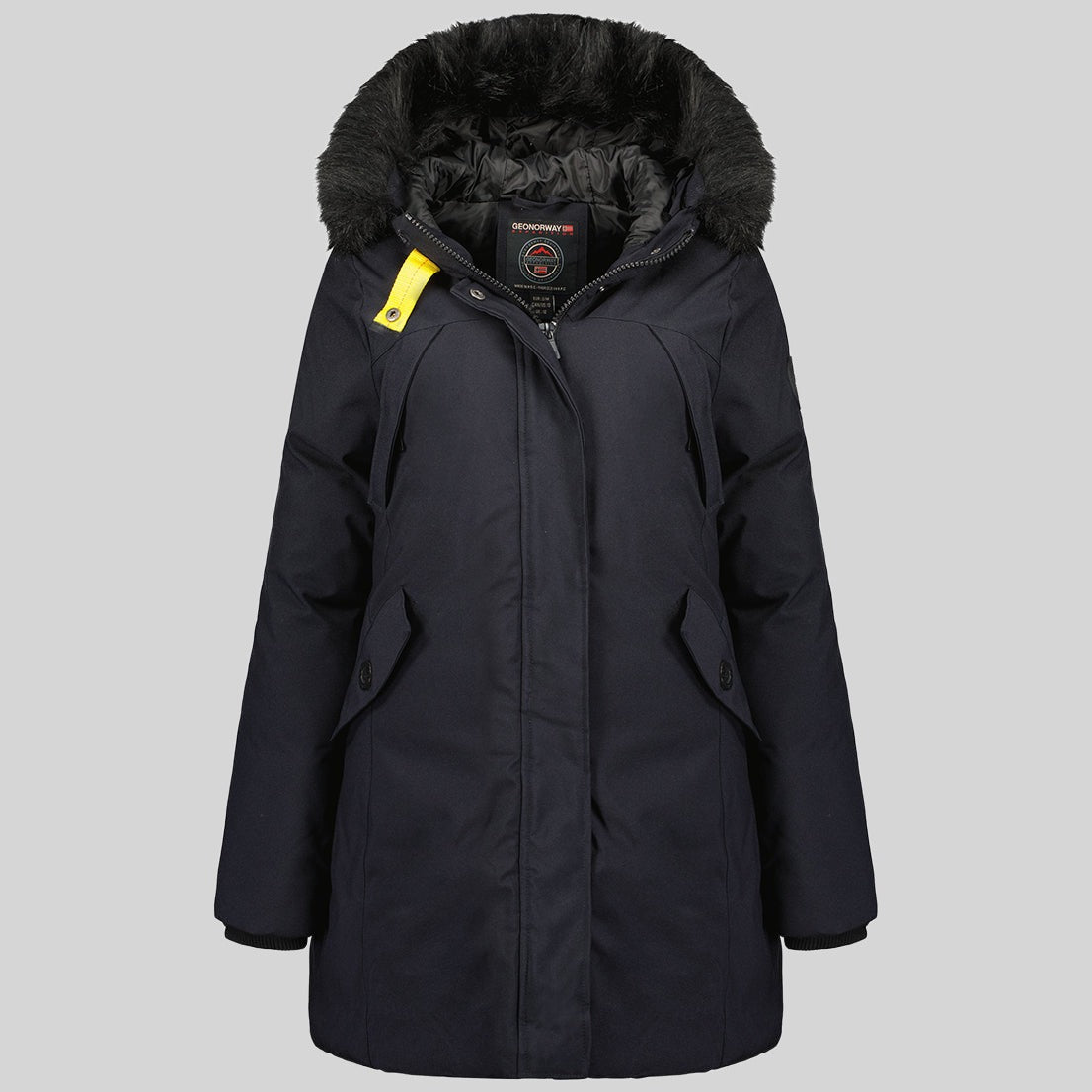 geographical-norway-cherifa-parka-damen-schwarz-winter-gef-ttert image 5