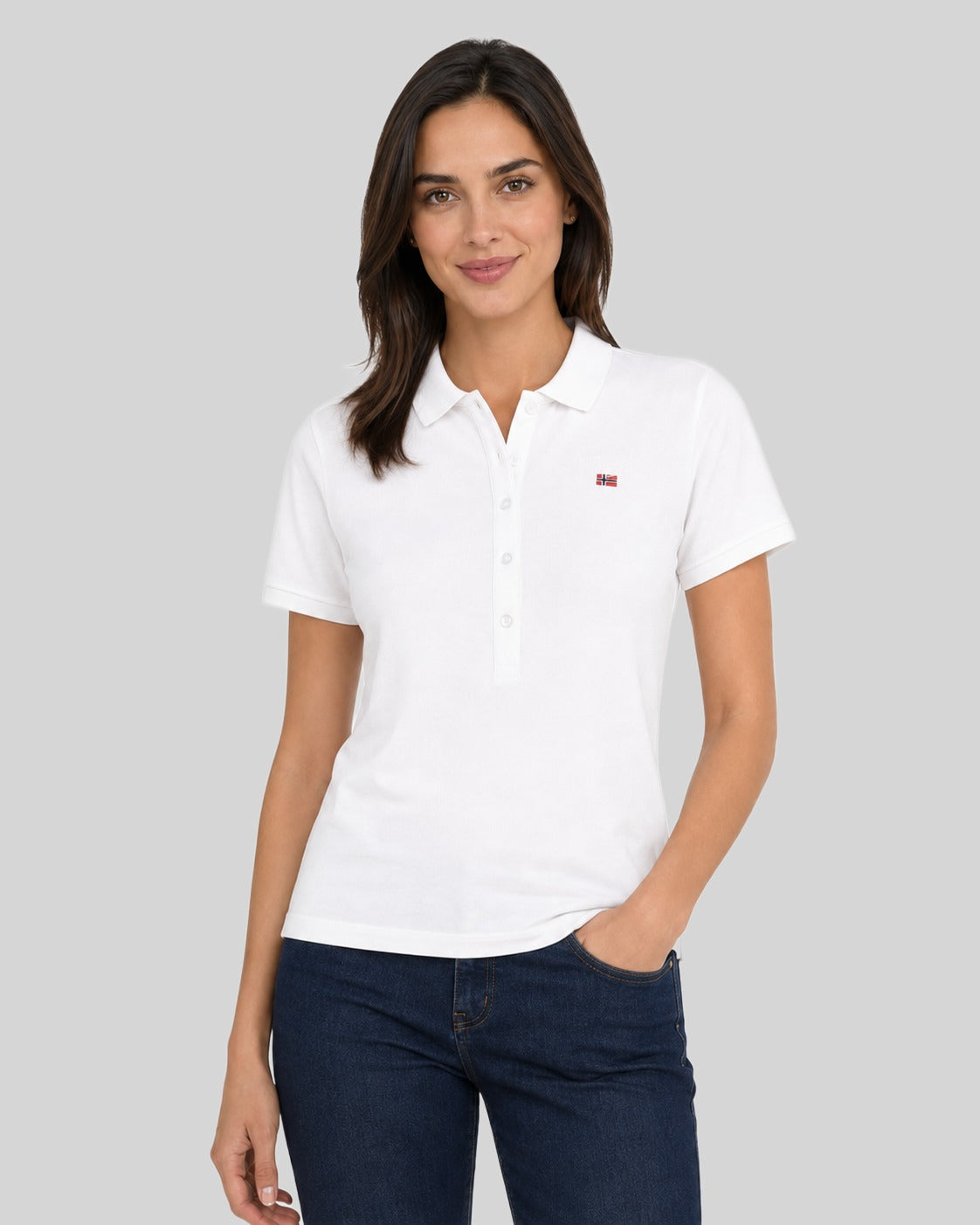 geographical-norway-krystaline-damen-polo-kurzarm-mit-knopfleiste image 4