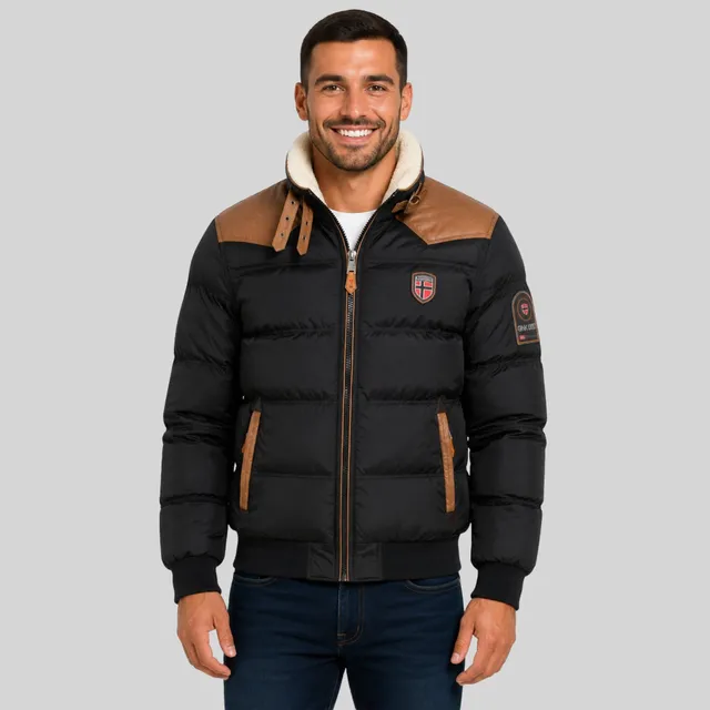 geographical-norway-abramovitch-steppjacke-herren-schwarz image 1