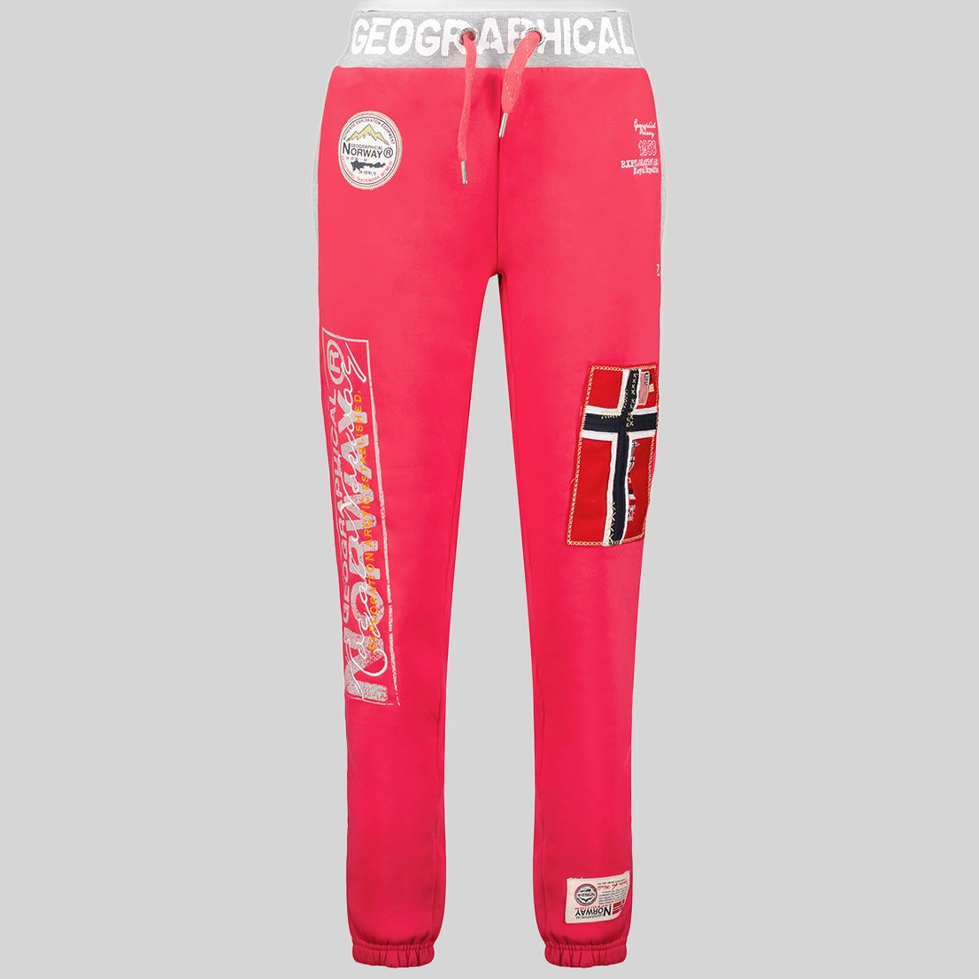 geographical-norway-myer-jogginghose-damen-schwarz-norway-print image 3