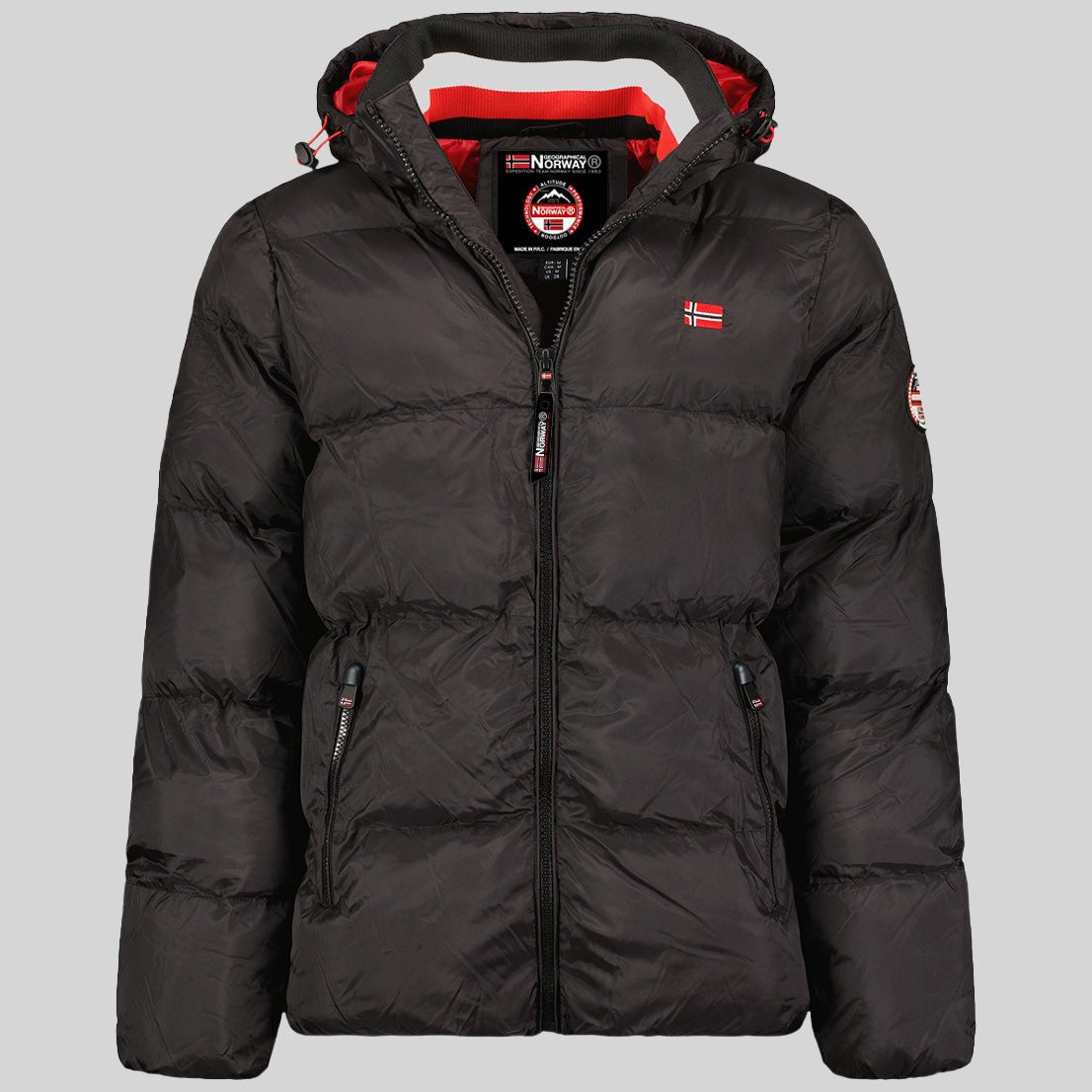 geographical-norway-ancelo-herren-blouson-schwarz-mit-kapuze image 7