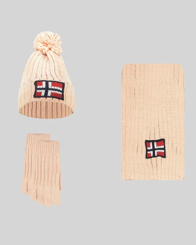 geographical-norway-wamilla-set-m-tze-schal-handschuhe-schwarz image 1