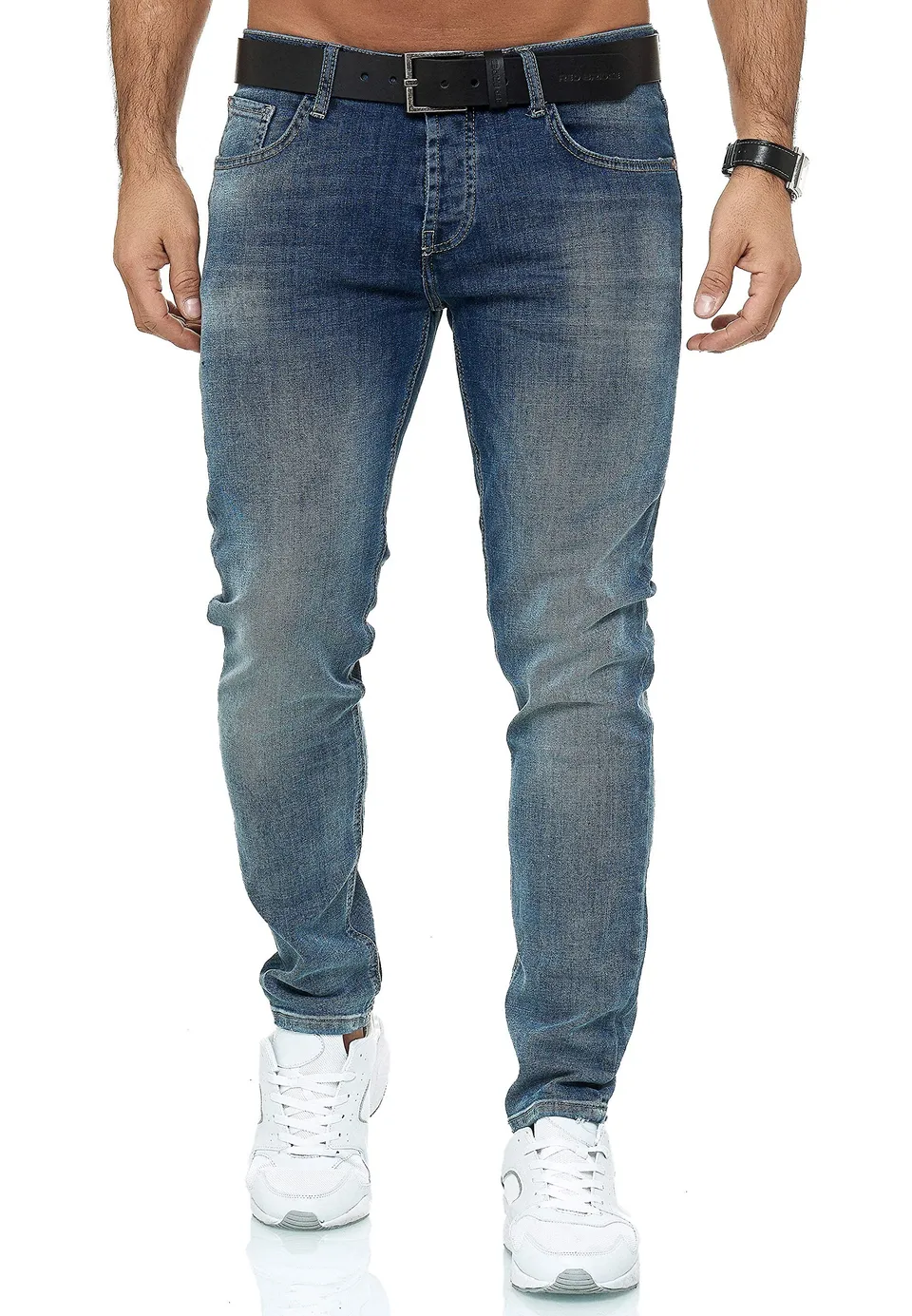 redbridge-jeans-herren-regular-slim-fit-denim-stretch-blau-m4251 image 1