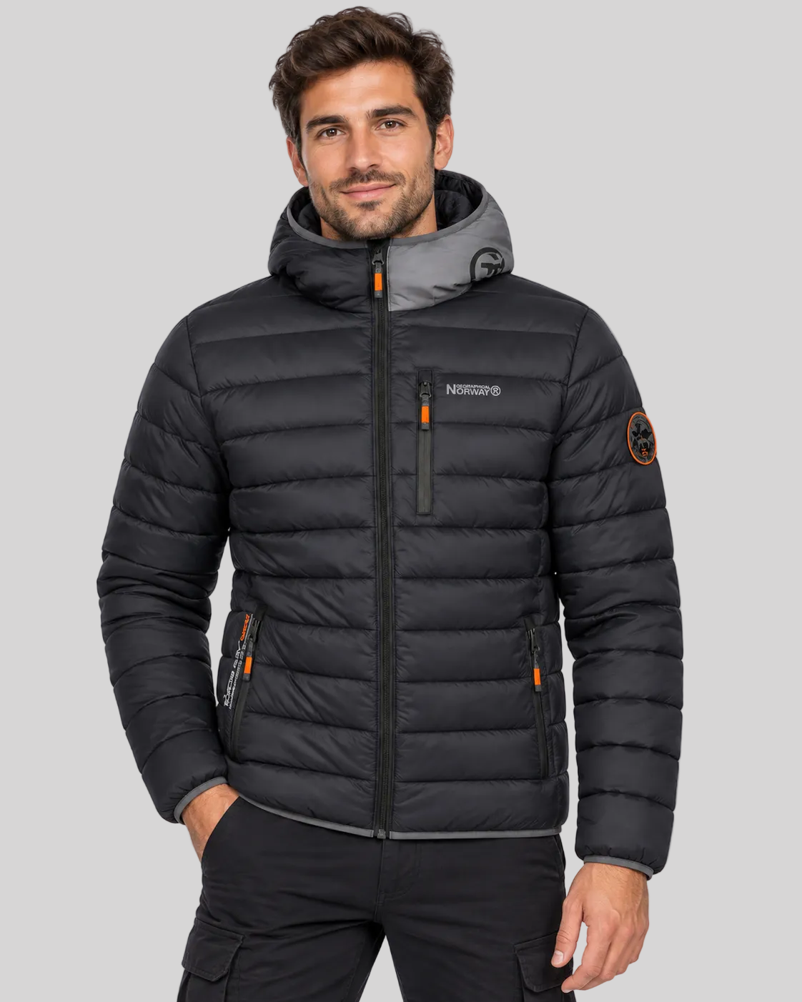 geographical-norway-domy-herren-steppjacke-schwarz-leicht image 7
