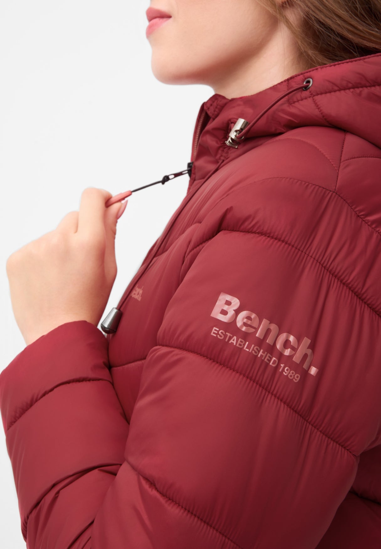 bench-jiyra-pufferjacke-damen-cranberry-40-12-slim-fit image 4