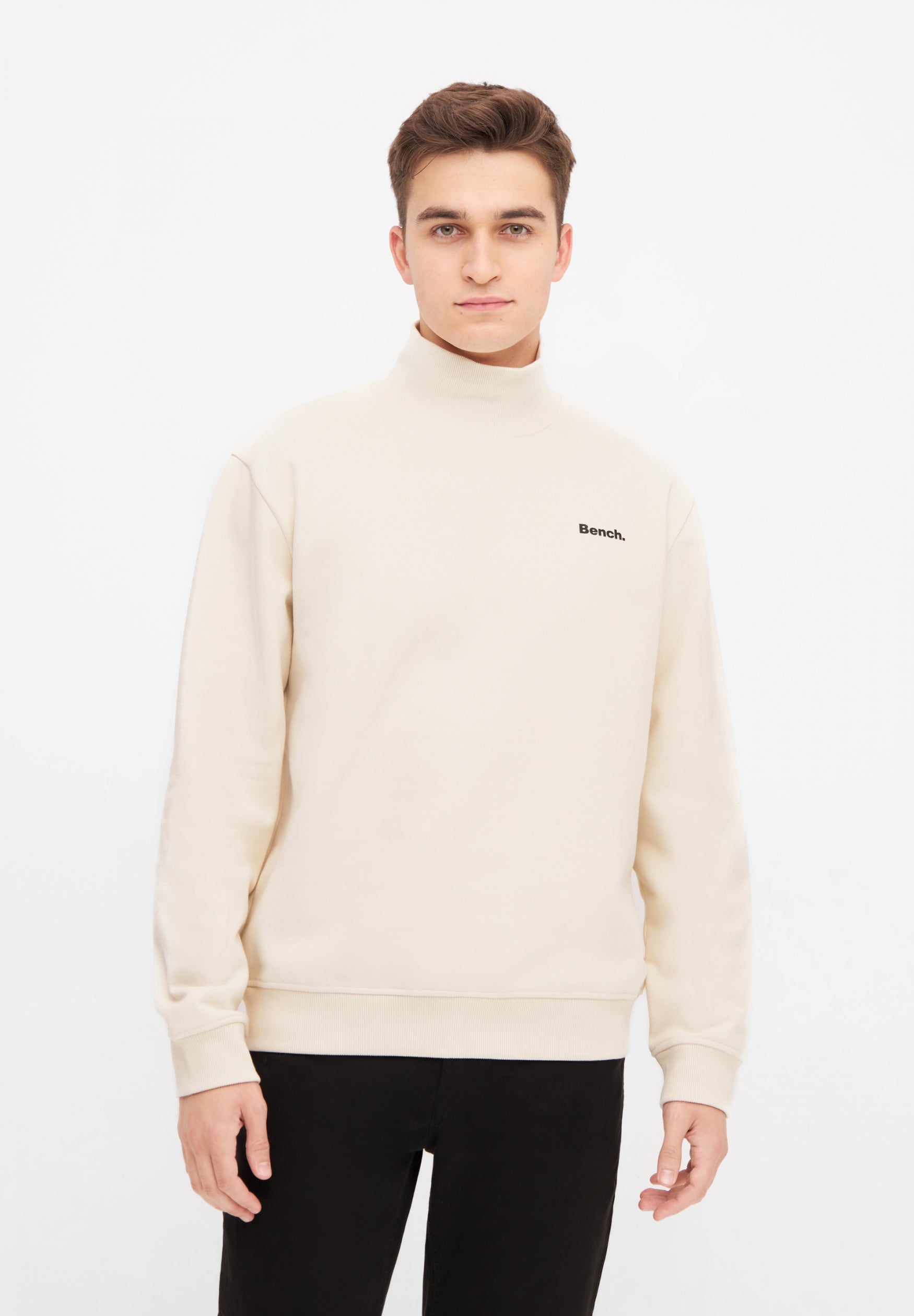 bench-turku-sweatshirt-herren-schwarz-m-50-stehkragen image 6