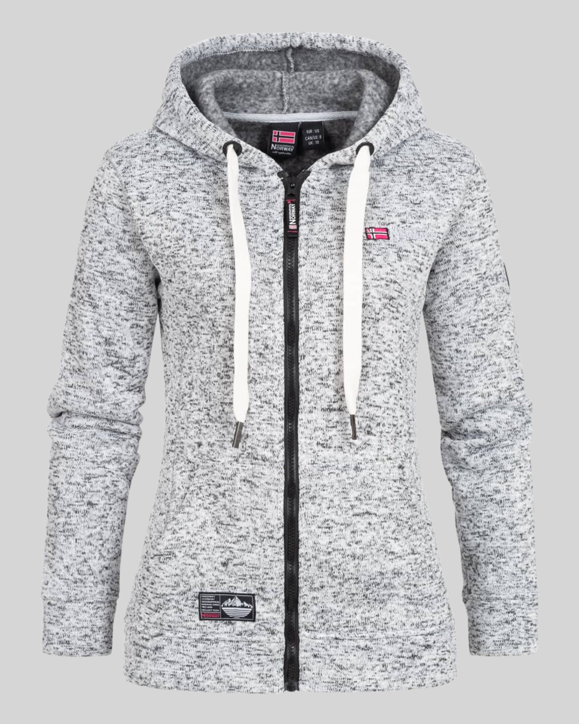 geographical-norway-talerte-damen-hoodie-schwarz-kapuze image 3