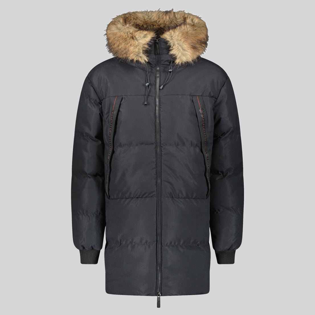geographical-norway-cameleon-long-herren-parka-mit-kunstfellkapuze-schwarz-s image 3