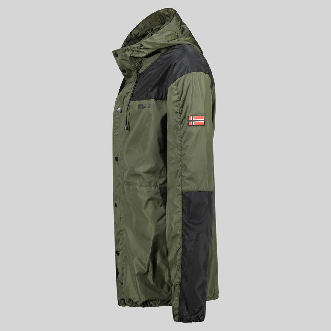 geographical-norway-darome-blouson-bergangsjacke-kaki-kapuze image 4