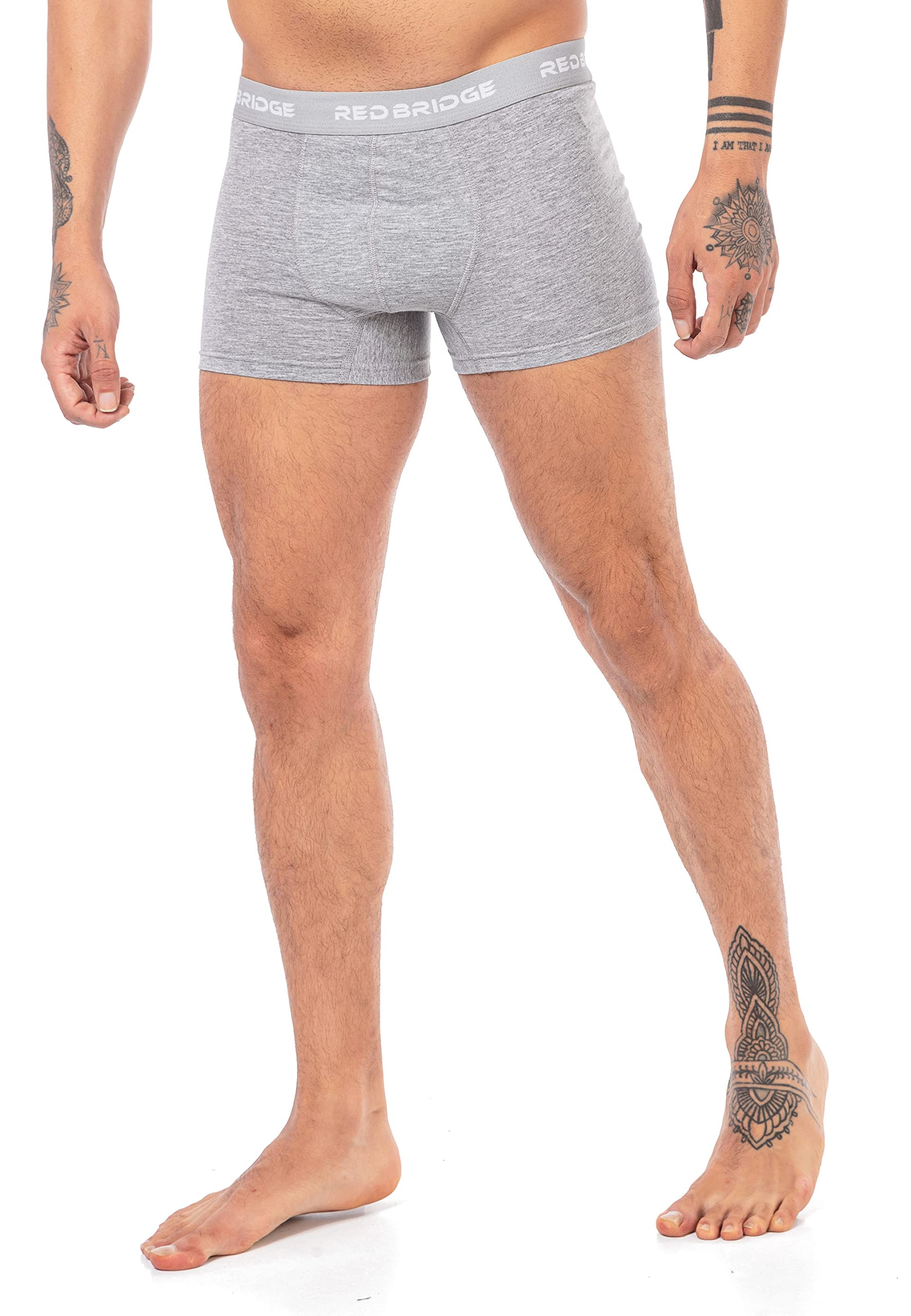 redbridge-m7301-boxershorts-6er-pack-herren-baumwolle-schwarz image 2