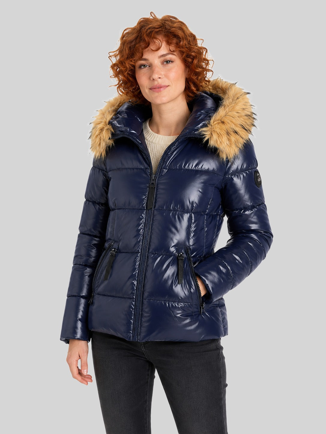 geographical-norway-dolska-parka-damen-schwarz-fellkapuze image 6