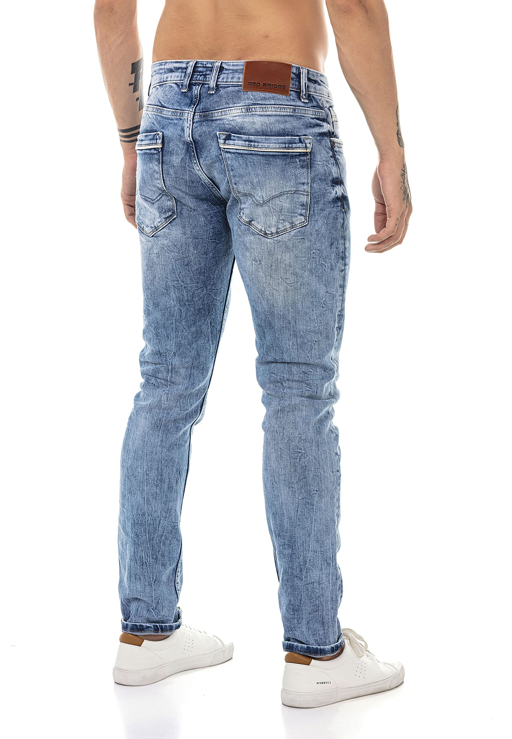 redbridge-jeans-herren-denim-pants-freizeithose-used-look image 3