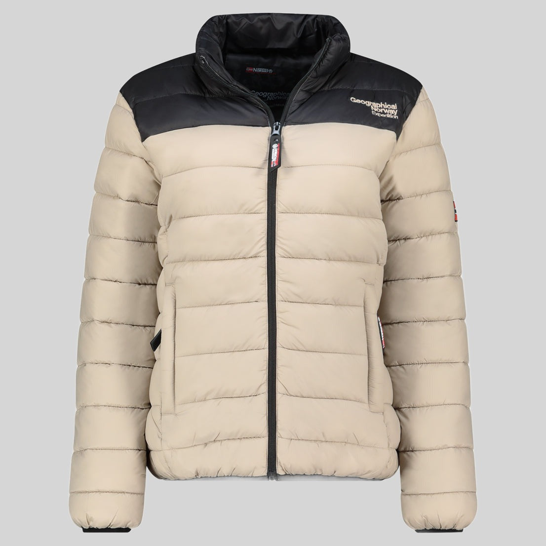 geographical-norway-atikoclerc-damen-steppjacke-in-grau image 8