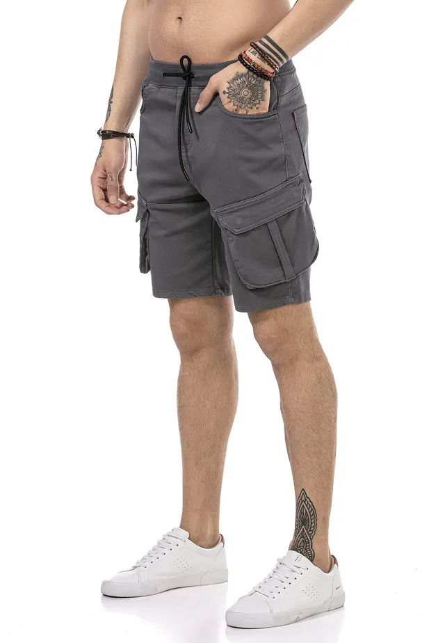 redbridge-shorts-cargoshorts-herren-blau-baumwolle image 1