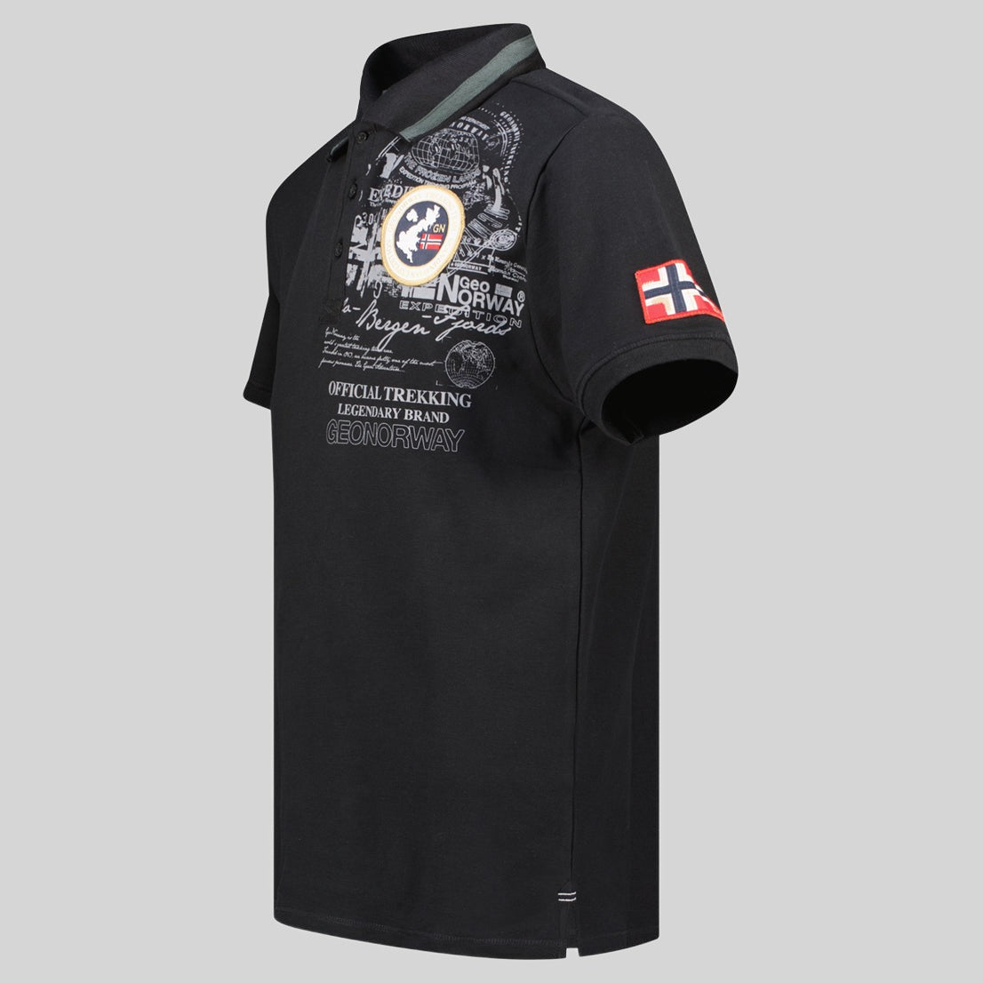 geographical-norway-karuen-polo-herren-schwarz-baumwolle image 3