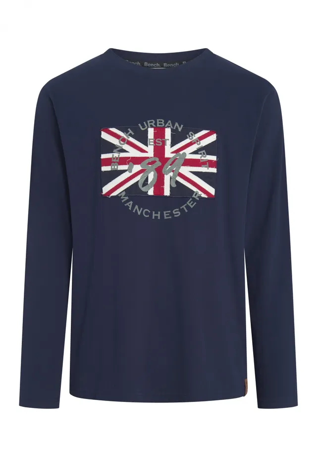 bench-karlstad-herren-sweatshirt-maritime-blue-union-jack image 1