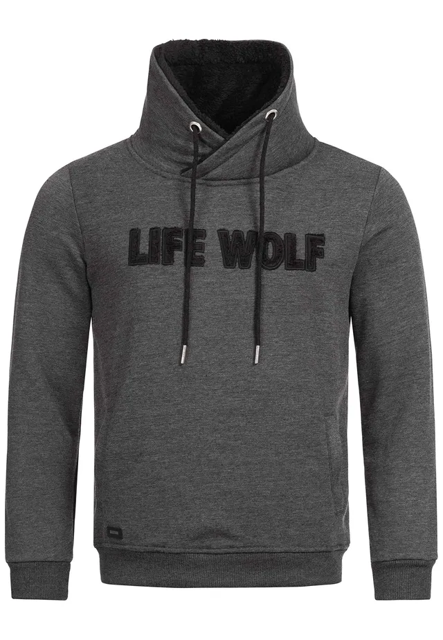 redbridge-pullover-herren-sweatshirt-schalkragen-grau image 1