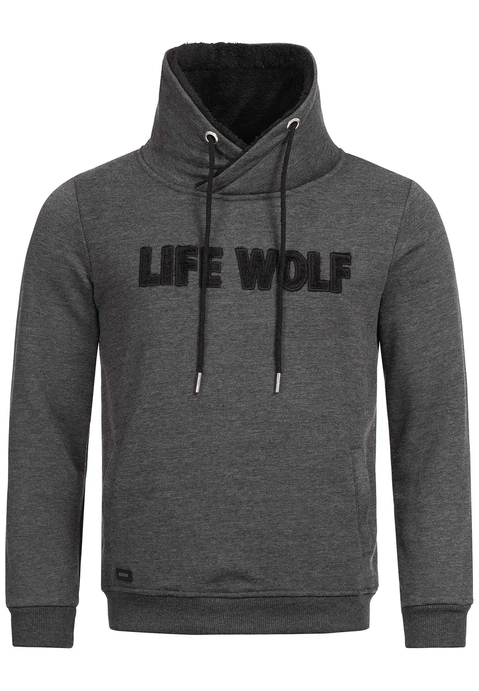 redbridge-pullover-herren-sweatshirt-schalkragen-grau image 1