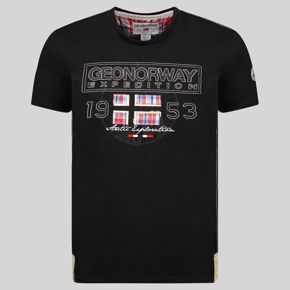 geographical-norway-jolimpia-herren-t-shirt-schwarz-kurzarm image 4