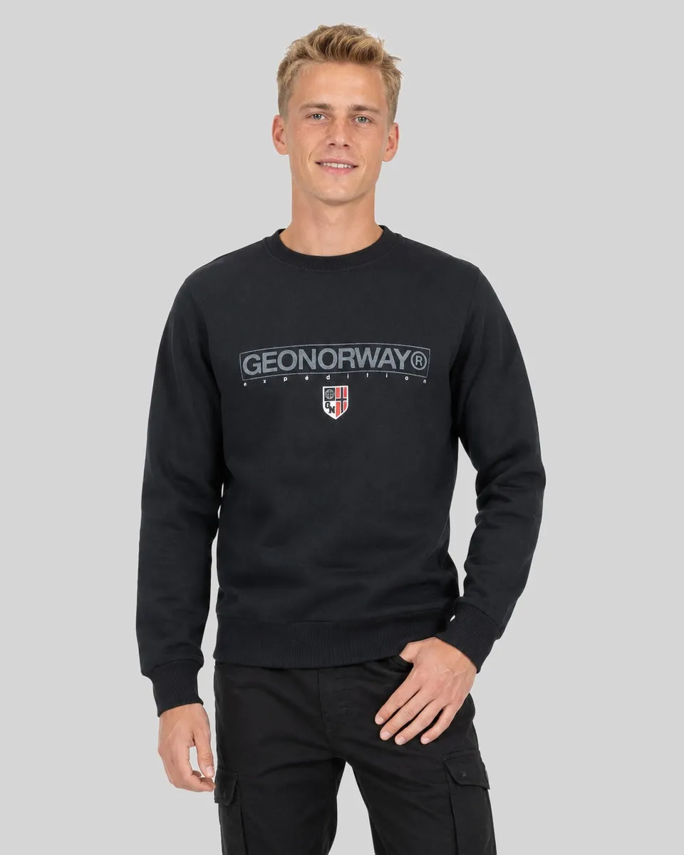 geographical-norway-gotrun-sweatshirt-herren-mit-frontprint image 1
