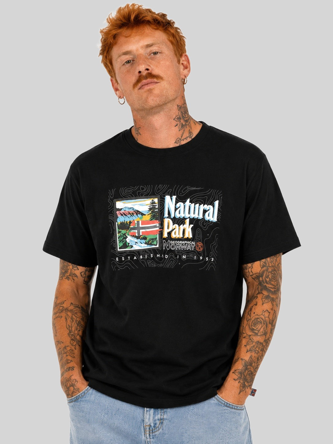 geographical-norway-jpark-herren-t-shirt-schwarz-baumwolle image 6