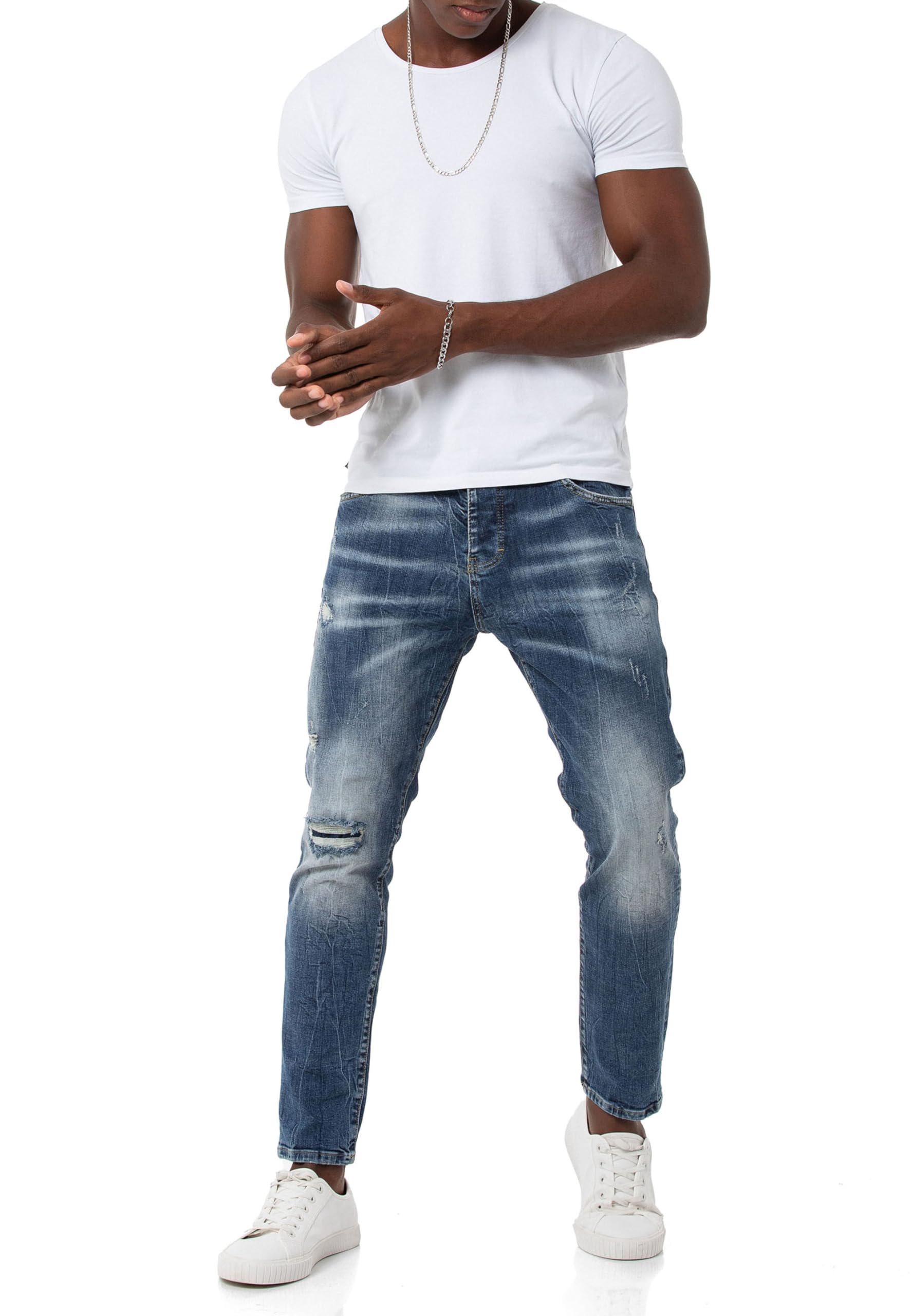 redbridge-m4323-jeans-herren-destroyed-look-blau image 6