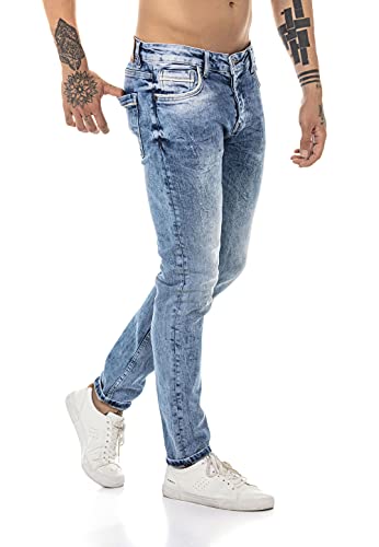 redbridge-jeans-herren-denim-pants-freizeithose-used-look image 5