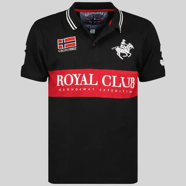geographical-norway-kahorse-herren-polo-kurzarm-schwarz image 1