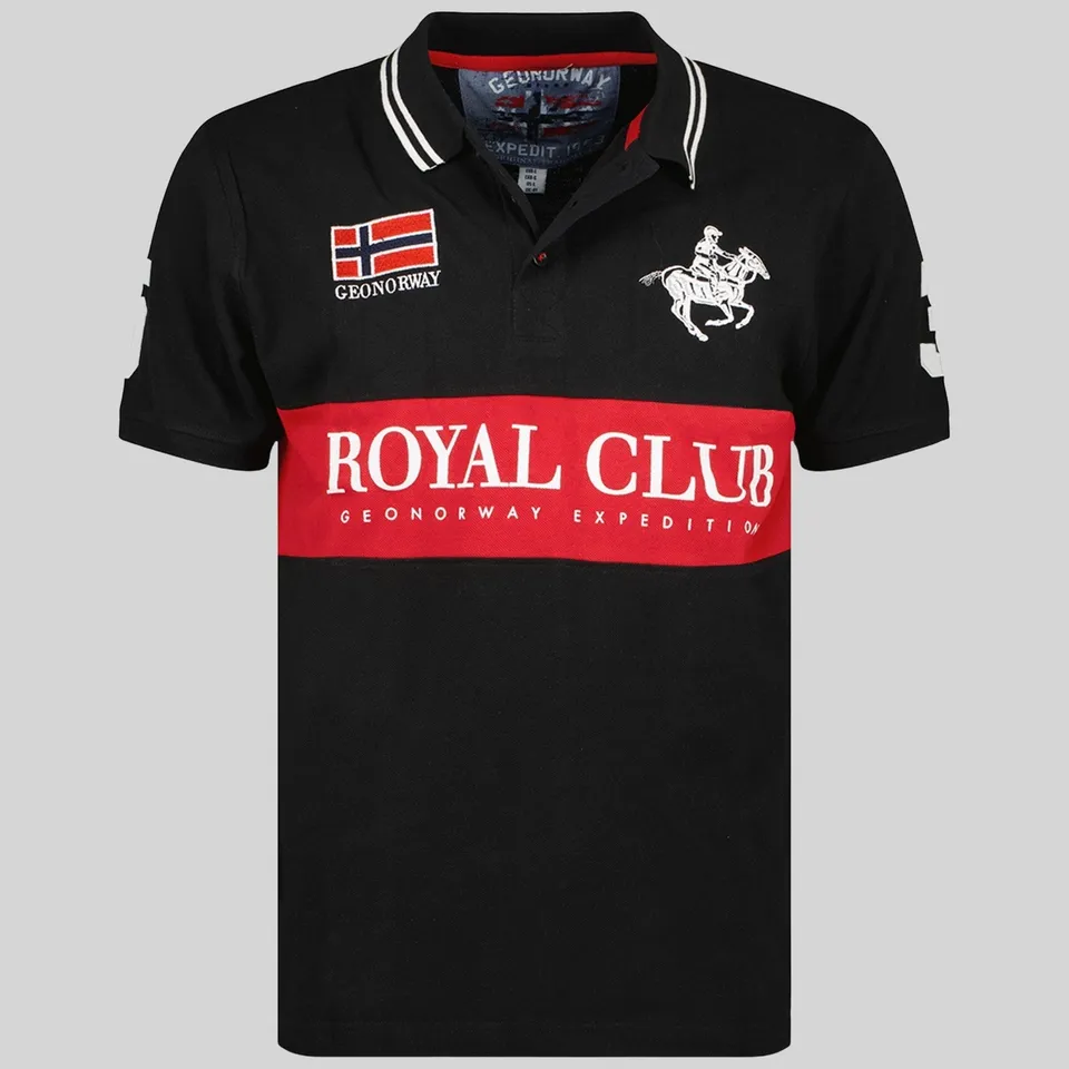 geographical-norway-kahorse-herren-polo-kurzarm-schwarz image 1