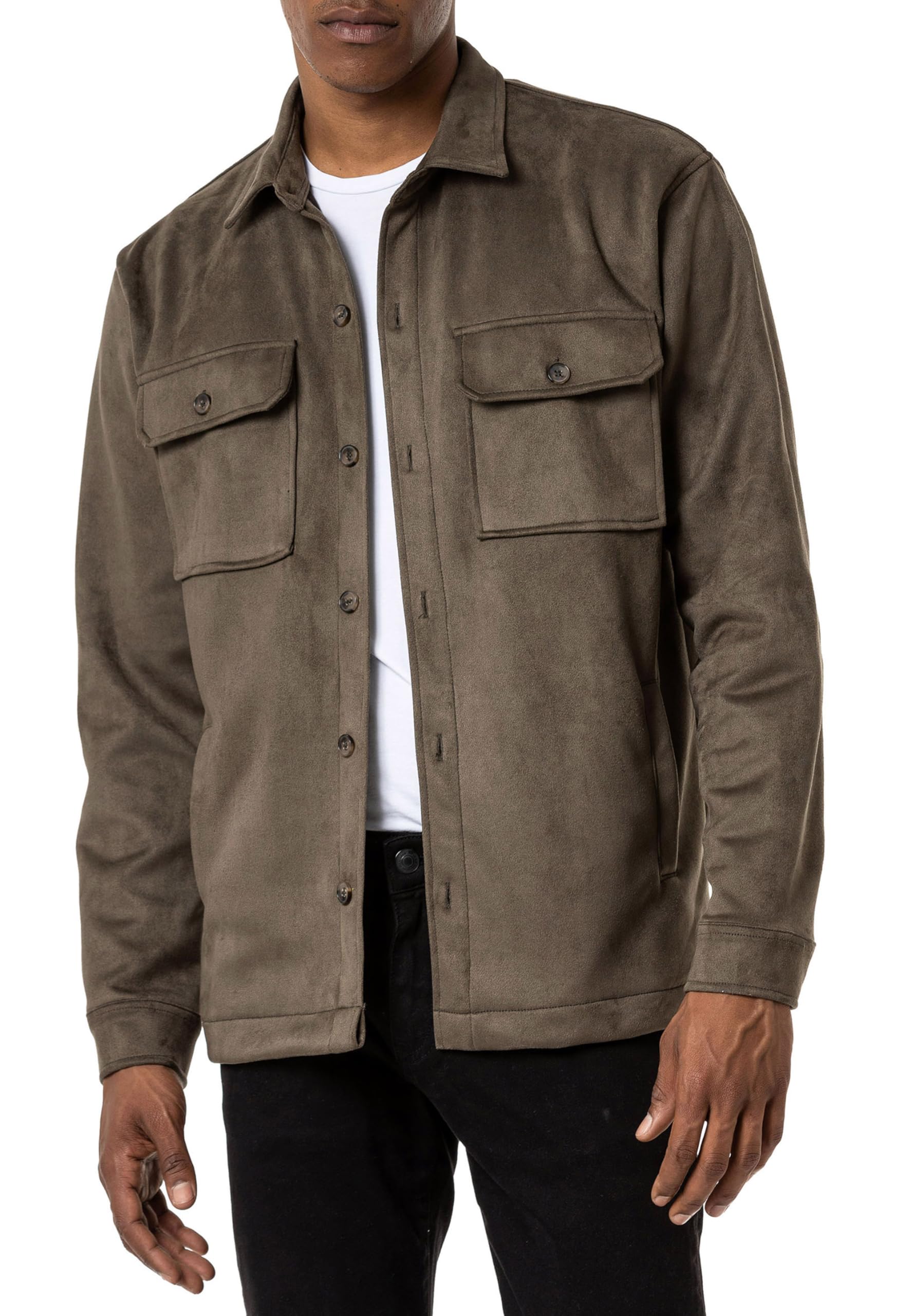 redbridge-hemden-vintage-hemd-wildlederlook-khaki-l image 7