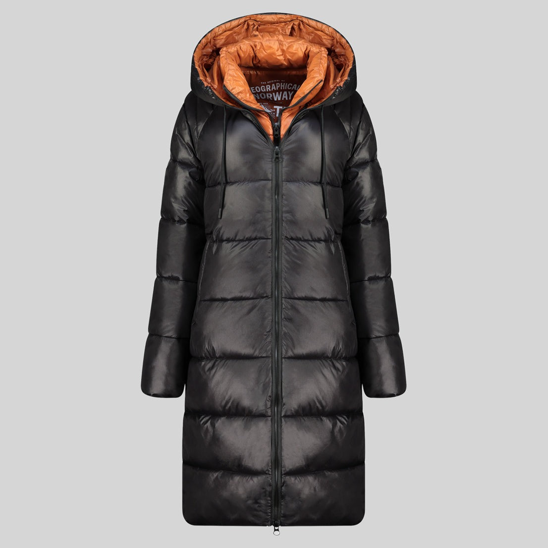 geographical-norway-citadelle-damen-parka-schwarz-lang-kapuze image 3